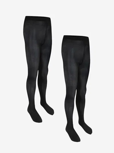 Zeco Schoolwear Babies'  Girls School Opaque Tights In Black