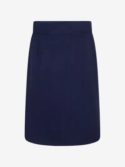 Zeco Schoolwear Kids'  Girls School Pencil Skirt In Blue
