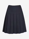 Zeco Schoolwear Girls School Senior Down Pleat Eco Skirt In Blue