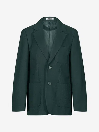 Zeco Schoolwear Kids School Blazer In Green