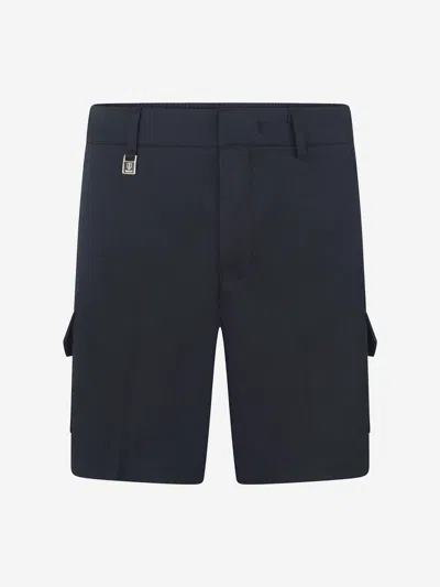 Zeco Schoolwear Kids School Cargo Shorts In Blue