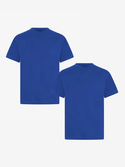 Zeco Schoolwear Kids School Crew Neck T-shirt In Blue