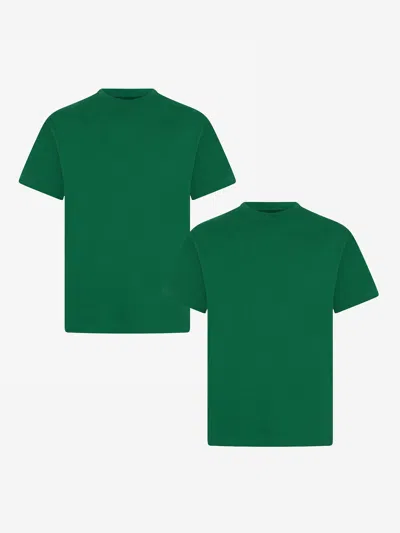 Zeco Schoolwear Kids School Crew Neck T-shirt In Green