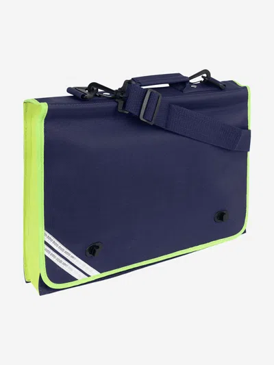 Zeco Schoolwear Kids School Hi-viz Document Case In Blue