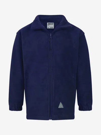 Zeco Schoolwear Kids School Polar Fleece Jacket In Blue