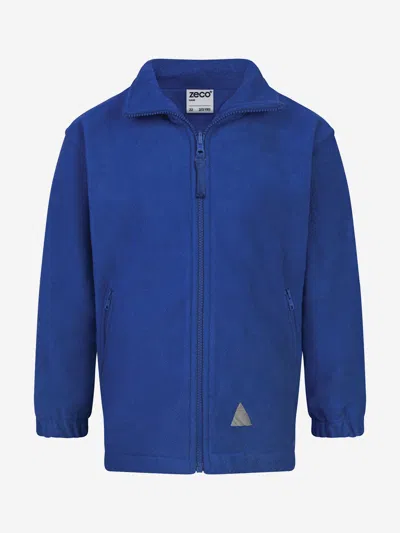 Zeco Schoolwear Kids School Polar Fleece Jacket In Blue