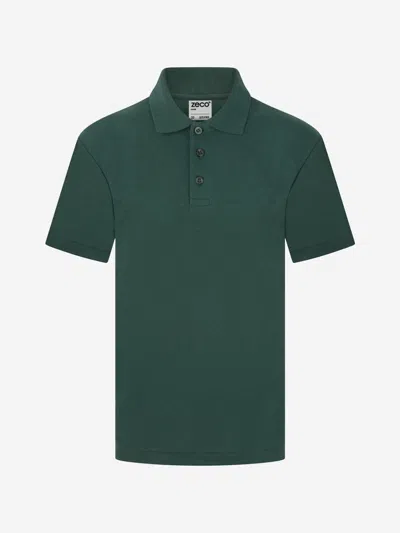 Zeco Schoolwear Kids School Polo Shirt In Green