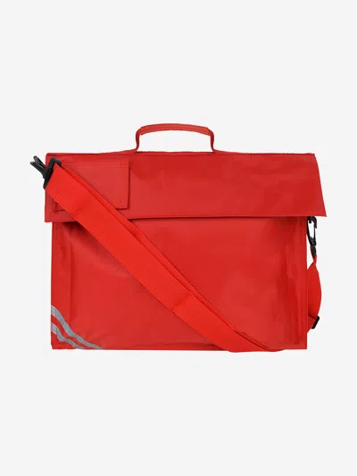 Zeco Schoolwear Kids School Premium Book Bag With Strap In Red