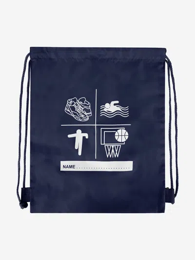 Zeco Schoolwear Kids School Premium Printed Pe Bag In Blue