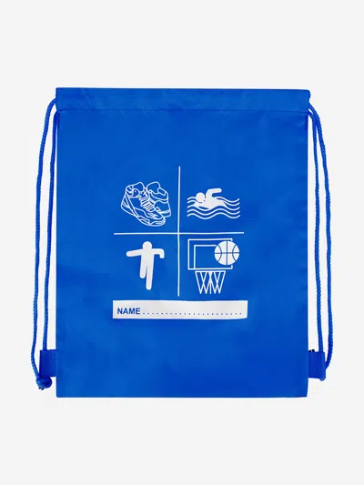 Zeco Schoolwear Kids School Premium Printed Pe Bag In Blue