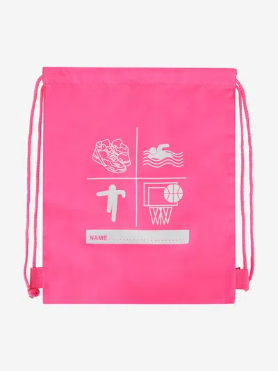 Zeco Schoolwear Kids School Premium Printed Pe Bag In Pink