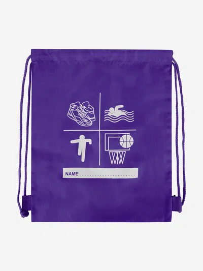 Zeco Schoolwear Kids School Premium Printed Pe Bag In Purple