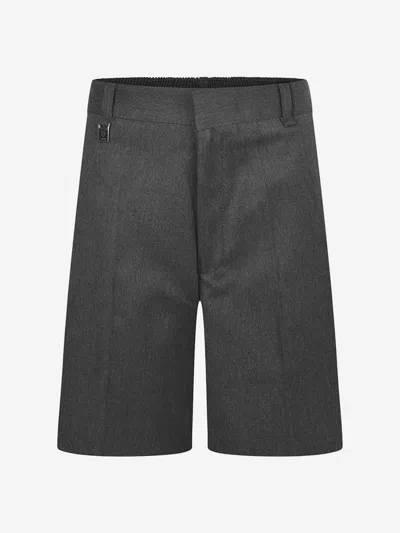 Zeco Schoolwear Kids School Standard Fit Shorts In Grey