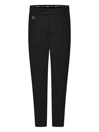 Zeco Schoolwear Kids' Slim-fit Trousers In Black