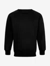 Zeco Schoolwear Zeco Kids School Crew Neck Sweatshirt In Black