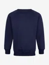 Zeco Schoolwear Zeco Kids School Crew Neck Sweatshirt In Blue