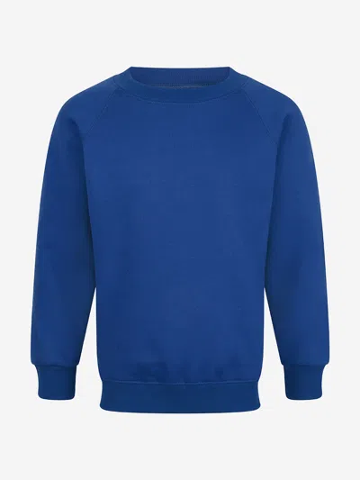 Zeco Schoolwear Zeco Kids School Crew Neck Sweatshirt In Blue