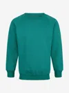 Zeco Schoolwear Zeco Kids School Crew Neck Sweatshirt In Green