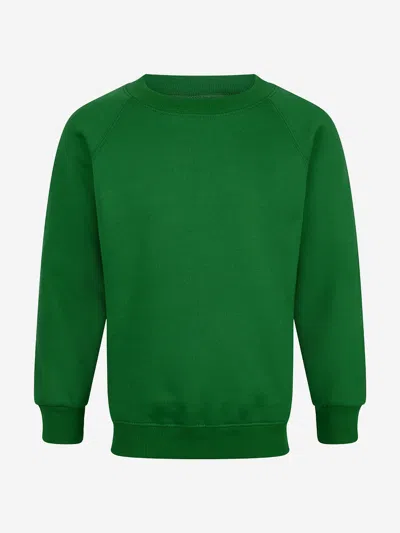 Zeco Schoolwear Zeco Kids School Crew Neck Sweatshirt In Green