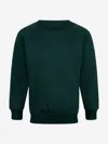 Zeco Schoolwear Zeco Kids School Crew Neck Sweatshirt In Green