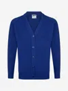 Zeco Schoolwear Zeco Kids School Knitted Cardigan In Blue