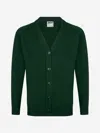 Zeco Schoolwear Zeco Kids School Knitted Cardigan In Green