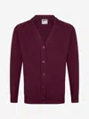 Zeco Schoolwear Zeco Kids School Knitted Cardigan In Purple