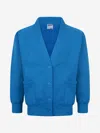 Zeco Schoolwear Zeco Kids School Sweatshirt Cardigan In Blue