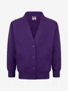 Zeco Schoolwear Zeco Kids School Sweatshirt Cardigan In Purple