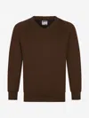Zeco Schoolwear Zeco Kids School V-neck Sweatshirt In Brown