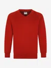 Zeco Schoolwear Zeco Kids School V-neck Sweatshirt In Red
