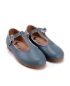 Zeebrakids Girls' Classic T-strap Flats - Toddler, Little Kid In Marlin Blue