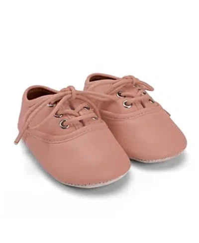 Zeebrakids Unisex Classic Lace Up Shoe - Baby In Pink