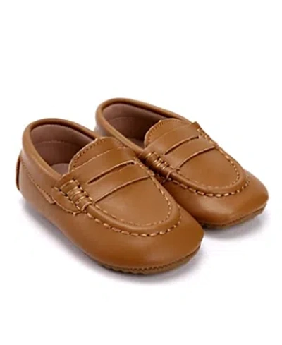 Zeebrakids Unisex Leather Penny Loafer - Baby In Brown