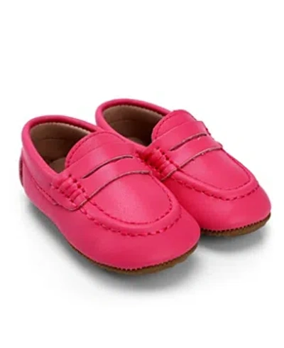 Zeebrakids Unisex Leather Penny Loafer - Baby In Pink