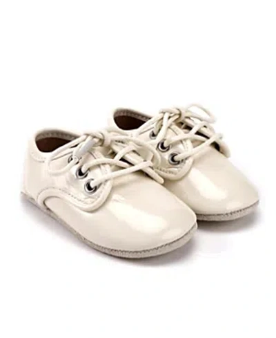 Zeebrakids Unisex Patent Lace Up Shoe - Baby In Pearl