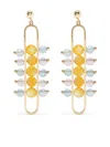 Zeemou Zeng 18kt Yellow Gold Impressionists Dangle Earrings In Gold