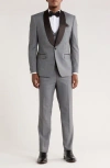 Zegarie Gray Shawl Collar 3-piece Tuxedo In Gray