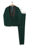 Zegarie Green Shawl Collar 3-piece Tuxedo In Green