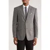 Zegarie Herringbone Tweed Sport Coat In Gray