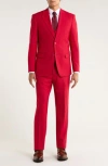 Zegarie Red Mélange 3-piece Suit In Red
