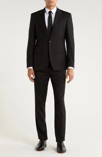Zegarie Stretch 3-piece Suit In Black