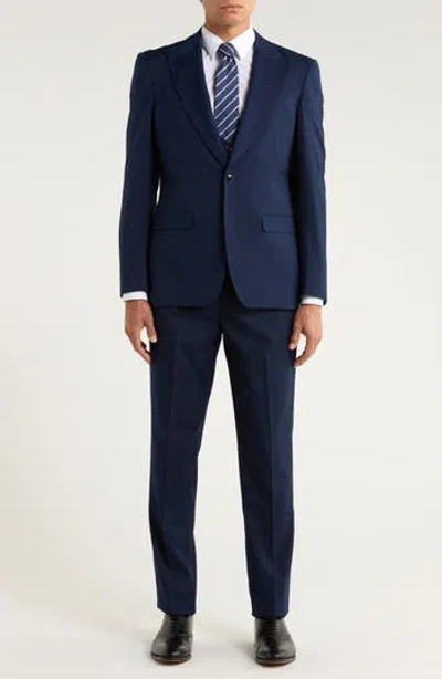 Zegarie Stretch 3-piece Suit In Blue