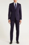 Zegarie Stretch 3-piece Suit In Blue