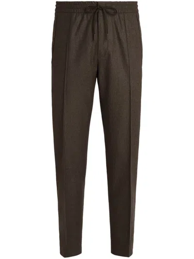 Zegna 15milmil15 Joggers In Brown
