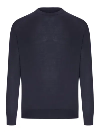 Zegna 15milmil15 Trophy Wool Crewneck In Black