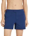 Zegna 232 Road Brand Mark Nylon Regular Fit Swim Trunks In Blue