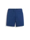 Zegna 232 Road Brand Mark Nylon Regular Fit Swim Trunks In Blue