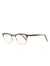 Zegna 5099 Rectangular Glasses In Brown