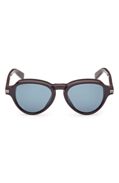 Zegna 51 Mm Round In Multi